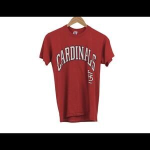 Vintage Logo 7 Saint Louis Cardinals Single Stitch Shirt M